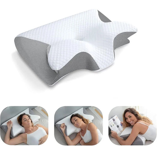 Neck Relief Pillow (Sleep Comfy In All Positions)
