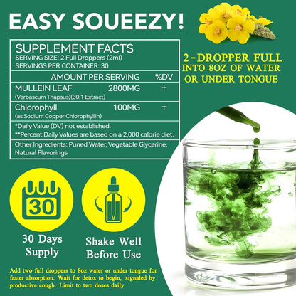 Respiratory Cleanse Mullein Leaf Drops